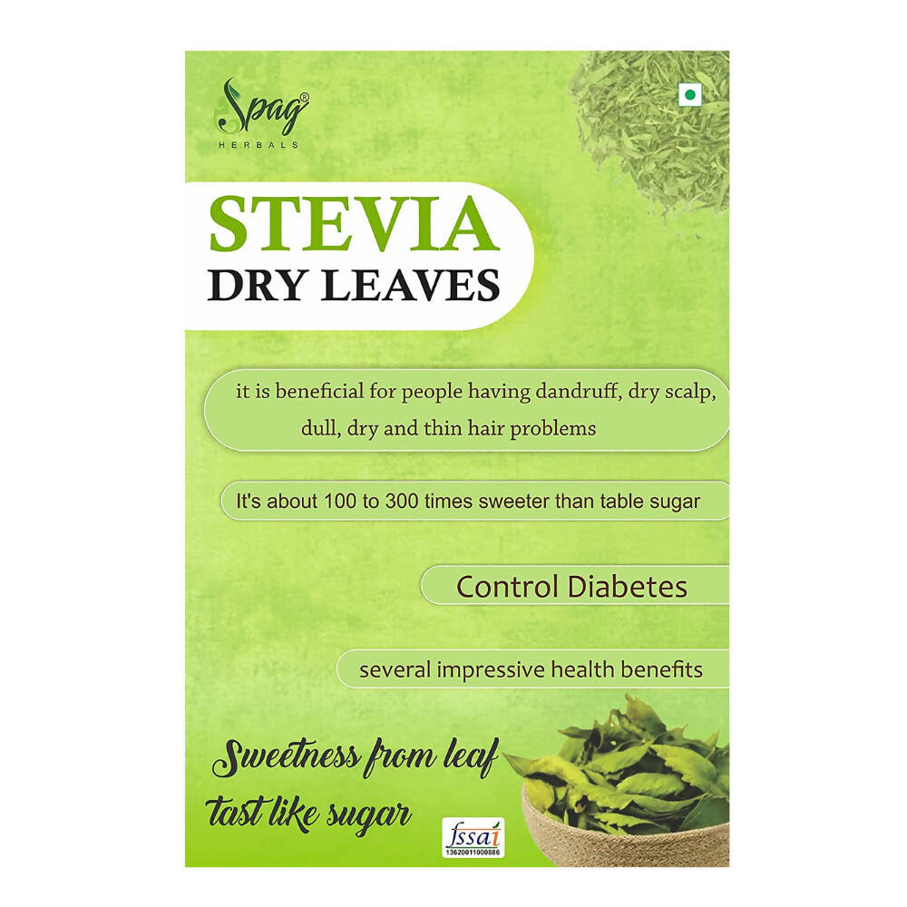 Spag Herbals Stevia Dry Leaves - Swadesiicart