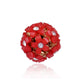Trendoo Jewelry Gold Plated Stylish Fancy Party Wear Red Studs