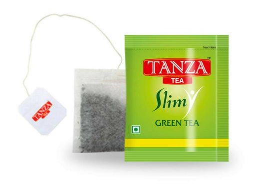 Tanza Tea Slim Green Tea Bags Mint Ginger - Swadesiicart