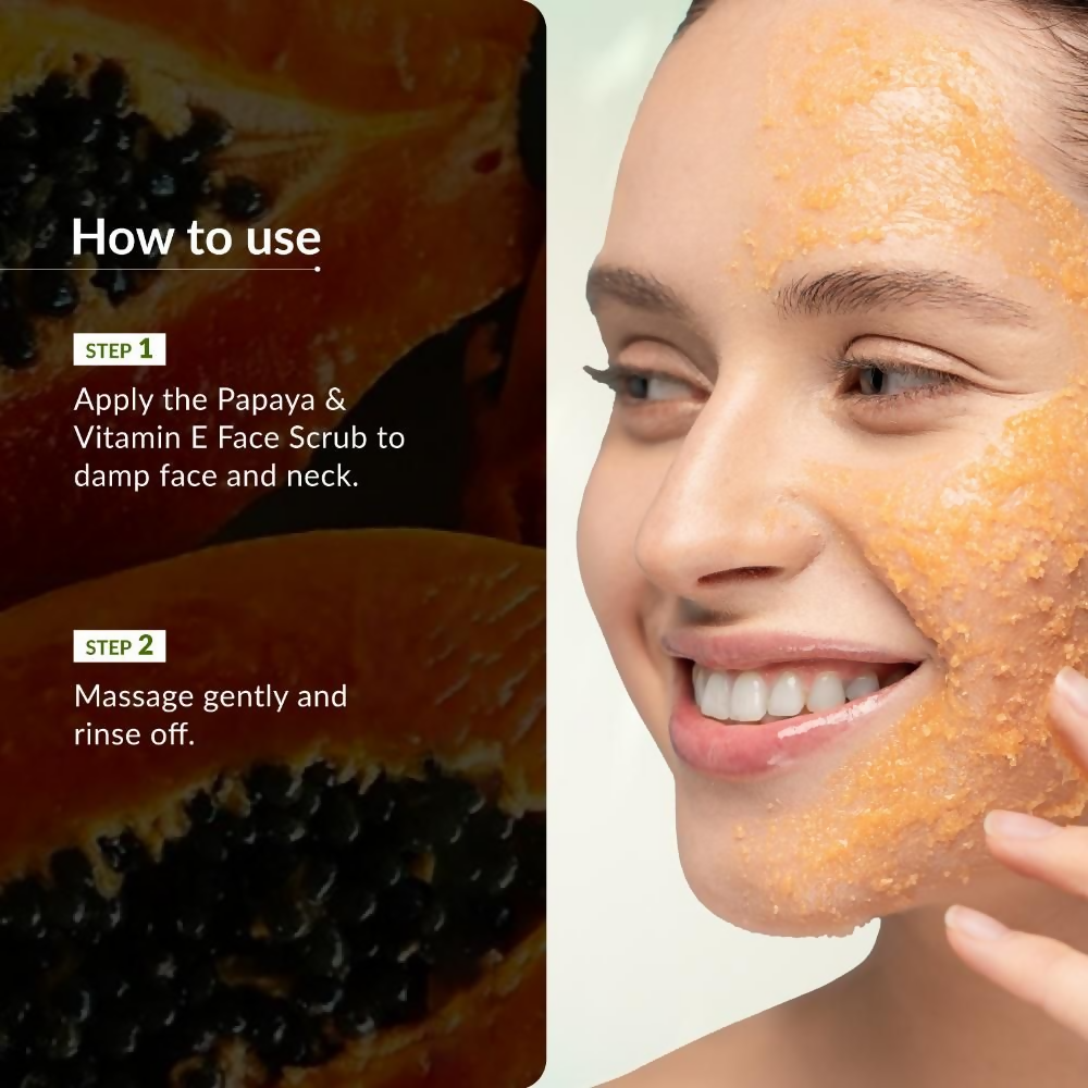 Lotus Botanicals Papaya & Vitamin E Face Scrub | Swadesiicart