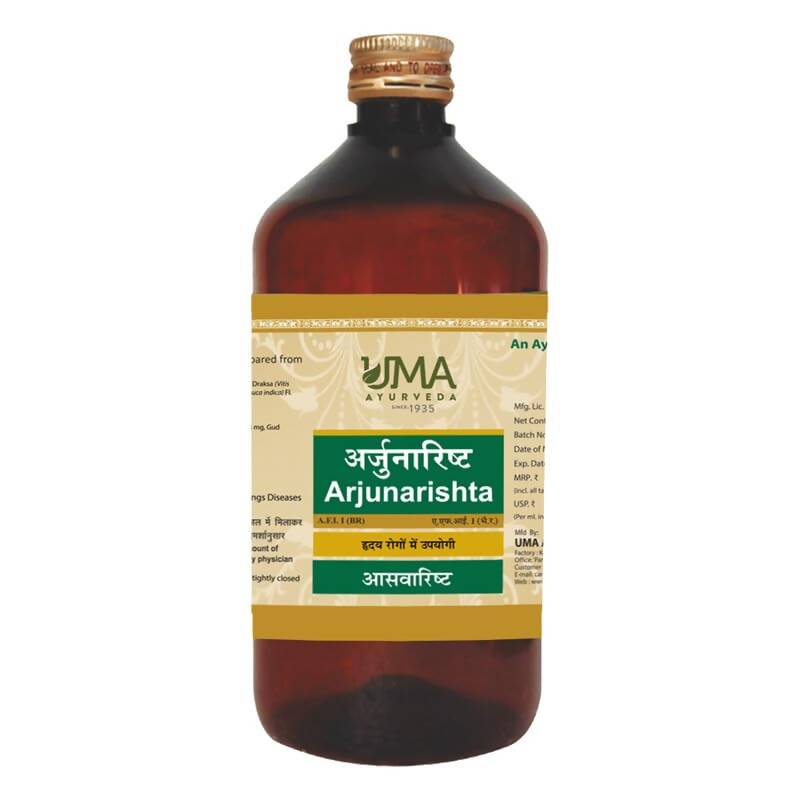 Uma Ayurveda Arjunarishta Syrup - Uma Ayurveda