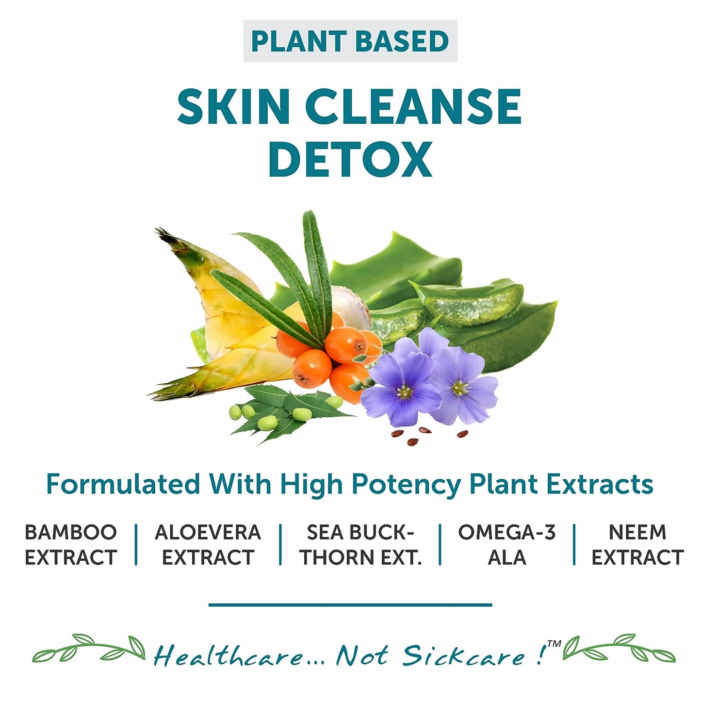 Bliss Welness Skin Detox Tablets - Swadesiicart