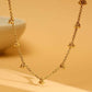Brass Antique Polish Necklace - Ruby Raang