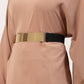 NVR Women Circular Gold-Polished Adjustable Broad Belt | Swadesiicart
