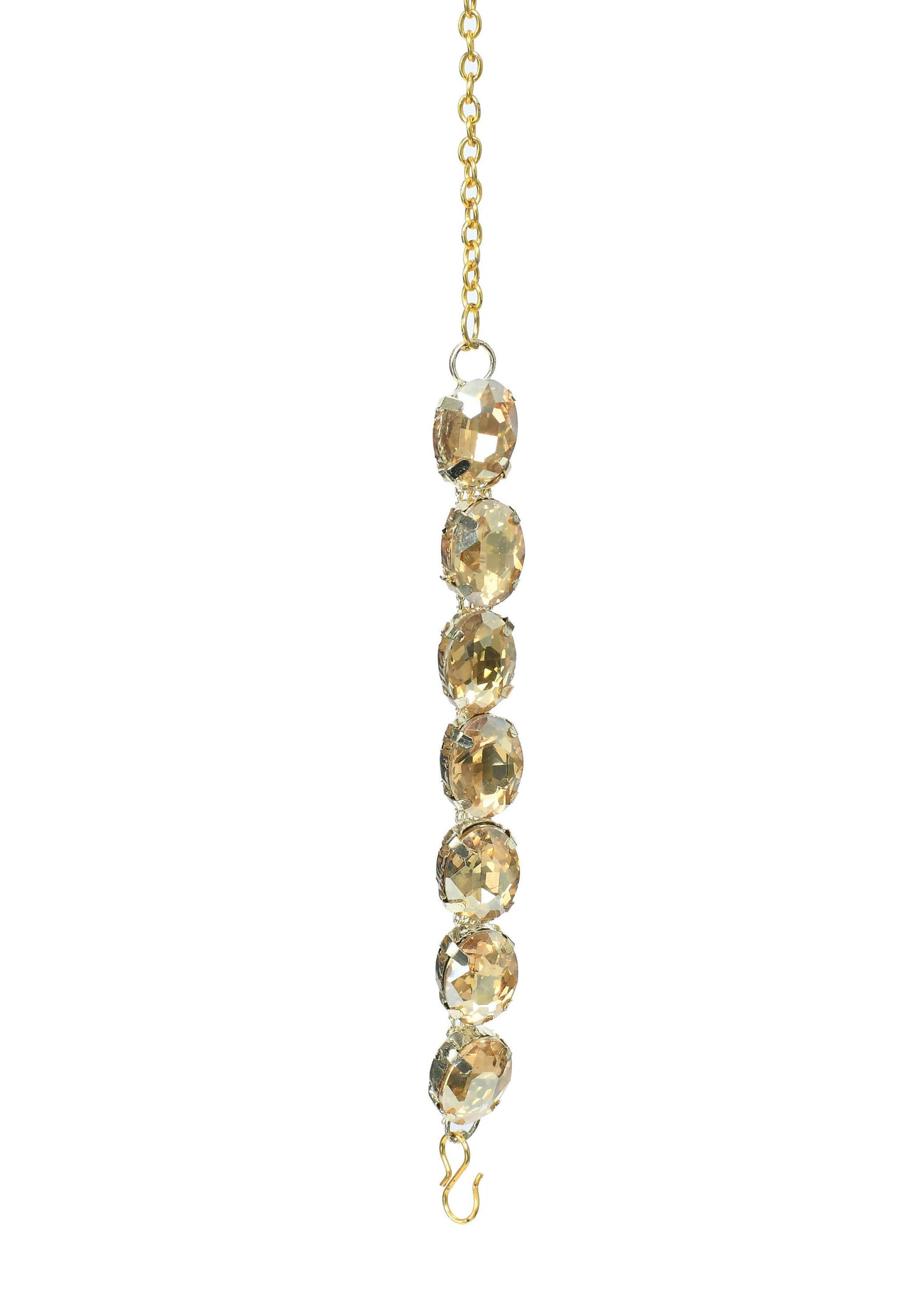 Mominos Fashion Johar Kamal Gold-Polished Finish Stone Choker For Women (Golden) | Swadesiicart