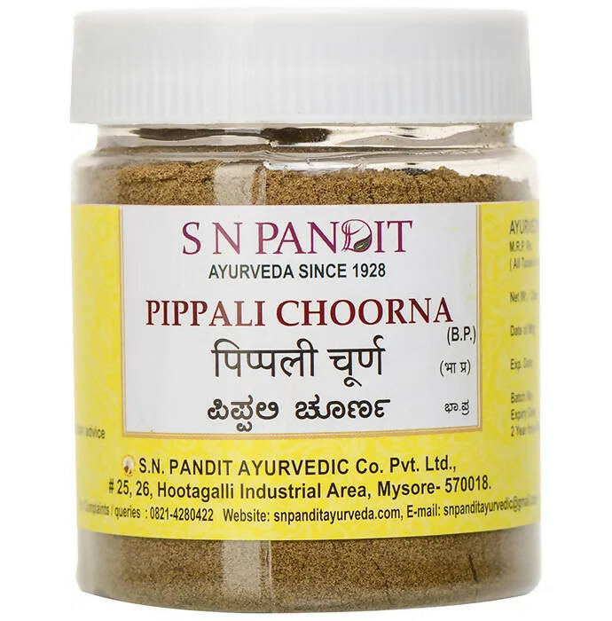 S N Pandit Ayurveda Pippali Choorna - S N Pandit Ayurvedic