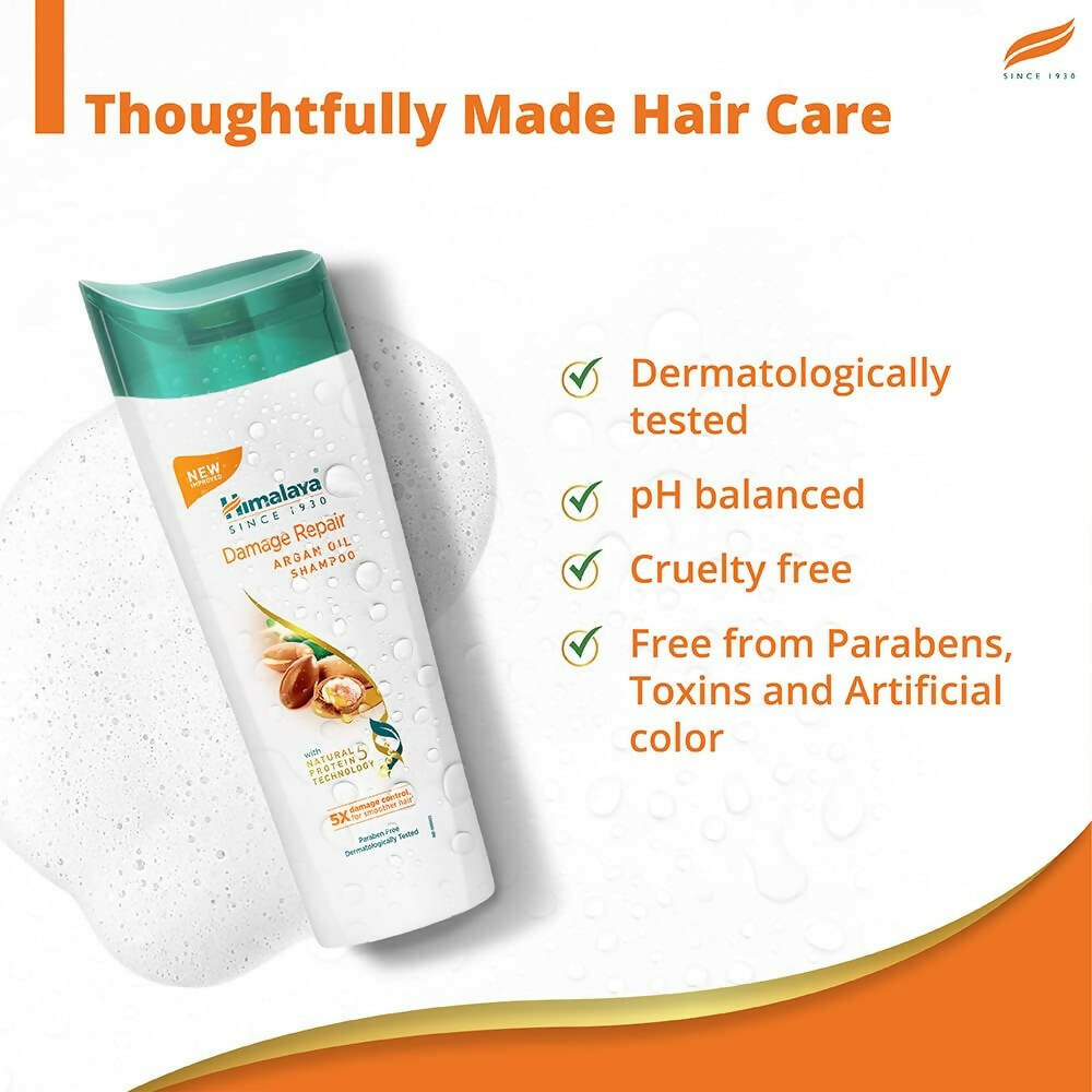 Himalaya Damage Repair Argan Oil Shampoo - Limited Time Offer - Swadesiicart
