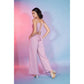 Pink Georgette Sequence With Thread Designer Co-Ord Set - Flory - Swadesiicart