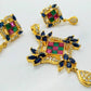 Multicolor Stones AD Designer Pendant Set | Swadesiicart