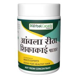 Herbal Canada Amla Reetha Shikakai Churna Powder For Healthy Hair | Swadesiicart