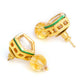 Ruby Raang Yellow Citrine Kundan Studs | Swadesiicart