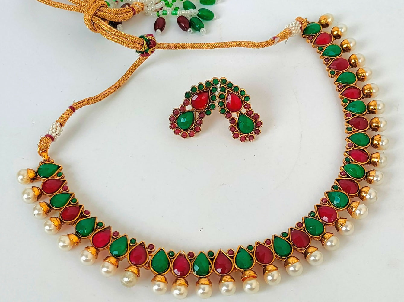 Multicolor Agate Necklace Set - Mokshi Collections
