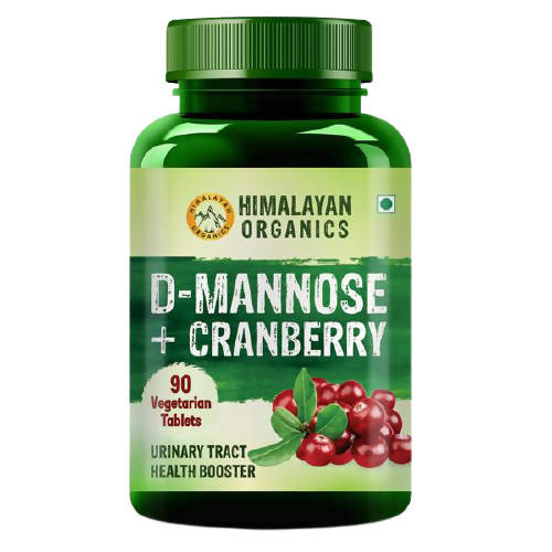 Himalayan Organics D-Mannose + Cranberry Vegetarian Capsules | Swadesiicart