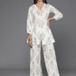Ahalyaa Women's Traditional Wear Co-ods - Off White | Swadesiicart