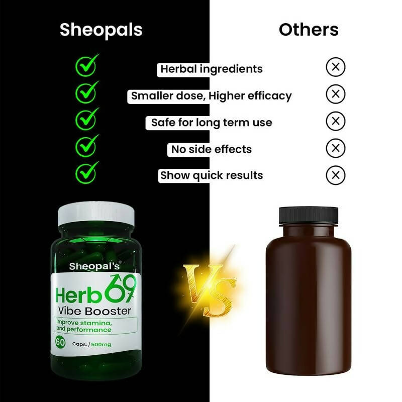 Sheopal's Herb 69 Vibe Booster Capsules - Swadesiicart