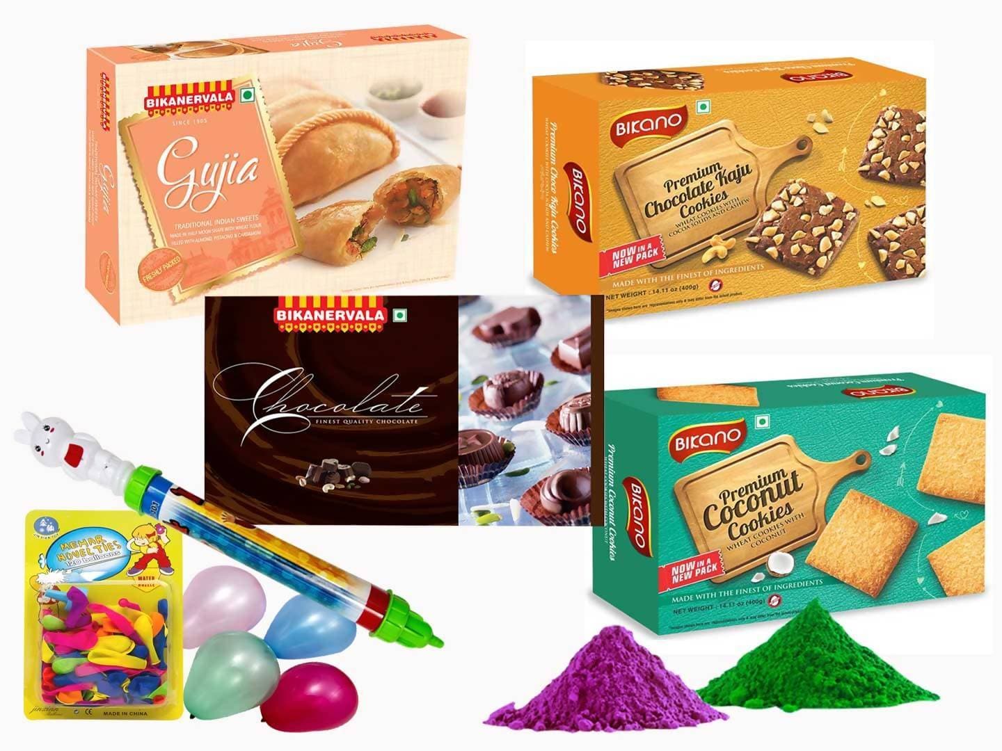 Bikano Chocolate Baked Bliss With Holi Colors | Swadesiicart