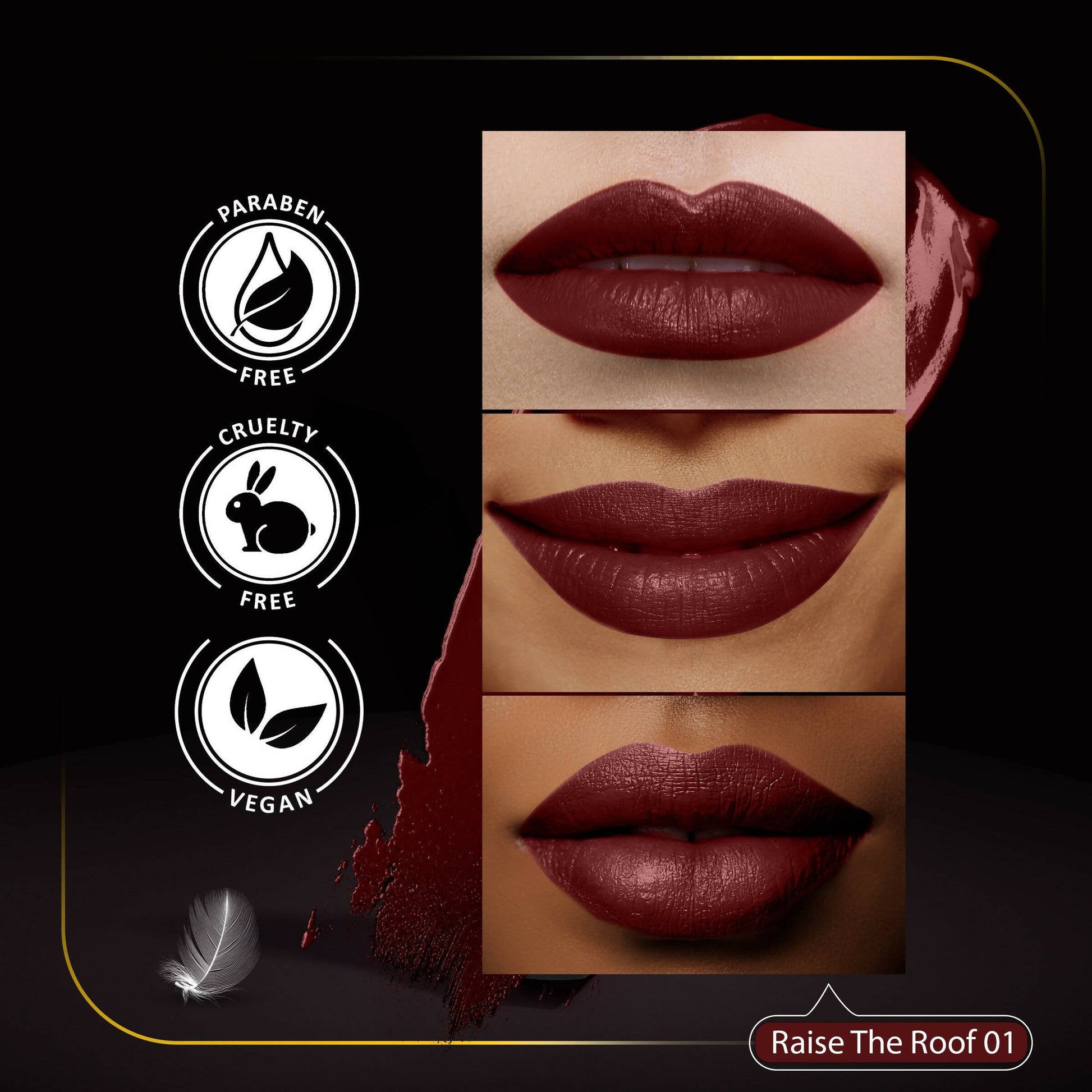 Faces Canada Comfy Matte Creme Lipstick - Raise The Roof 01 - Limited Time Offer - Swadesiicart
