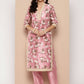 Ahalyaa Women's Traditional wear Kurta Set - Pink | Swadesiicart