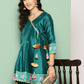 Ahalyaa Women's Traditional Wear Co-ods - Green