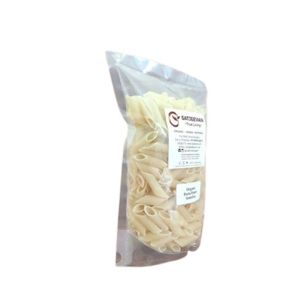 Satjeevan Organic Pasta Penne Durum Semolina - Swadesiicart
