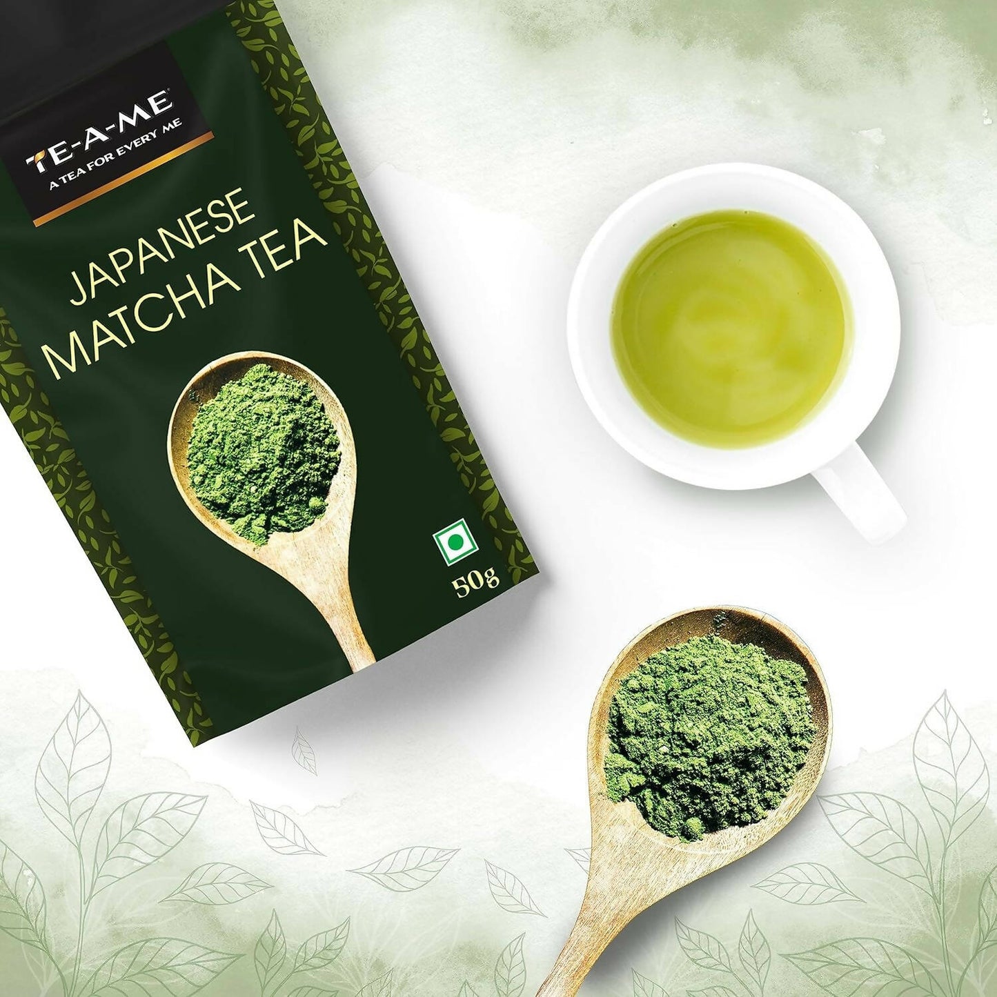 TE-A-ME Japanese Matcha Green Tea Powder | Swadesiicart