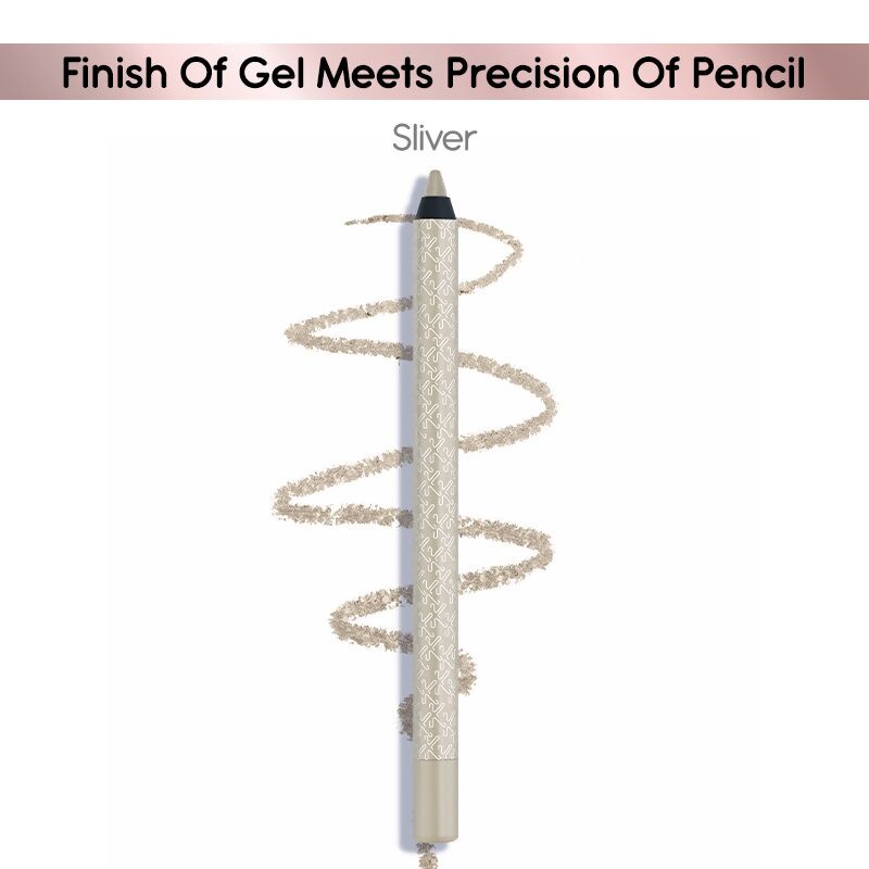 Kay Beauty By Katrina Kaif Gel Eye Pencil - Silver | Swadesiicart