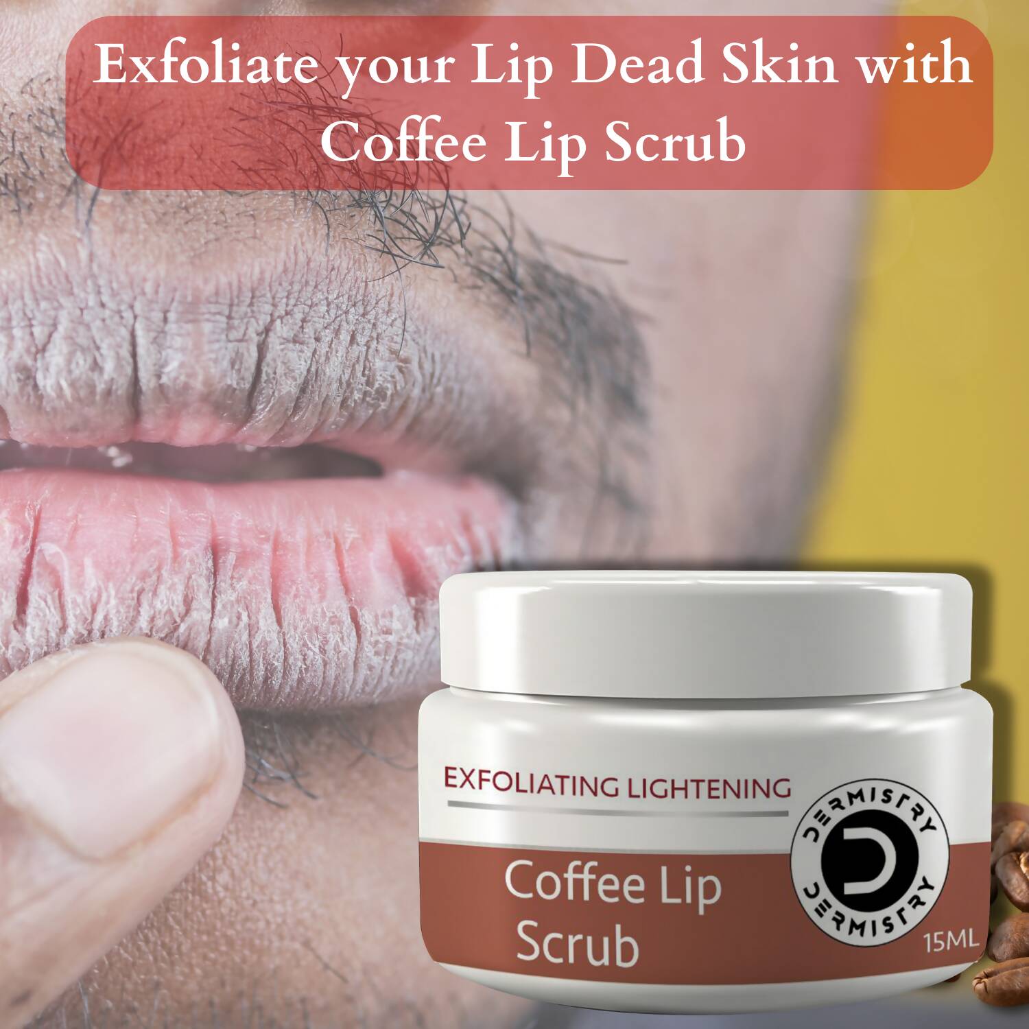 Dermistry Nourishing Cocoa Butter Lip Balm & Coffee Lip Scrub - Swadesiicart