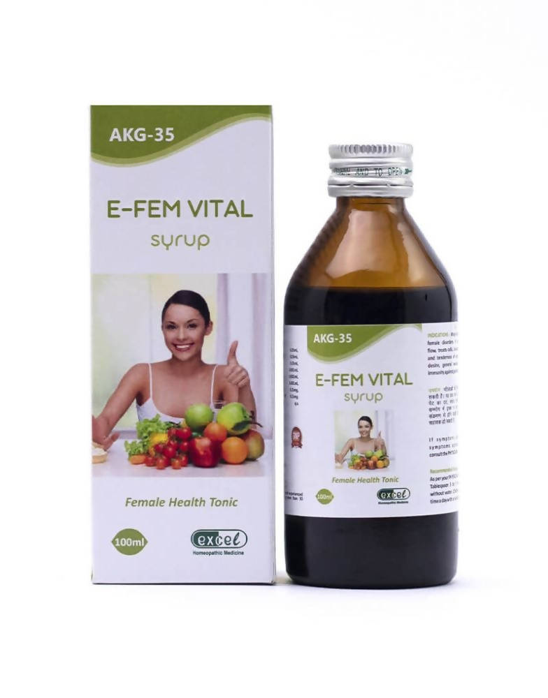 Excel Pharma E-Fem Vital Syrup | Swadesiicart