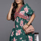 Ahalyaa Women's Traditional wear Ethnic Dress - Green | Swadesiicart