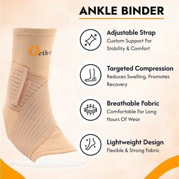 Orth-rem Ankle Binder For Men & Women | Swadesiicart
