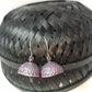 Terracotta Hanging Jhumkas-Silver Pink