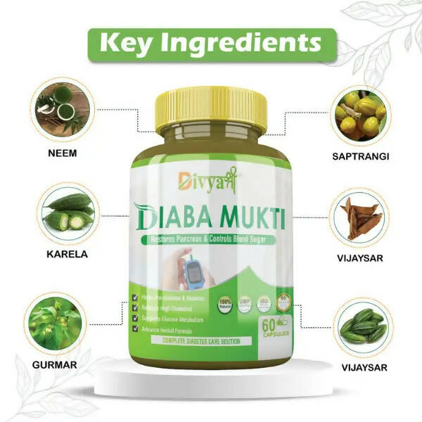 Divya Shree Diaba Mukti Capsules | Swadesiicart