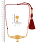 Ruby Raang Golden Traditional Choker with Studs | Swadesiicart