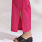 trueBrowns Pink Cotton Print Flared Top Co-ord Set - Swadesiicart