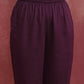 trueBrowns Purple Modal Pleated Kurta Set | Swadesiicart