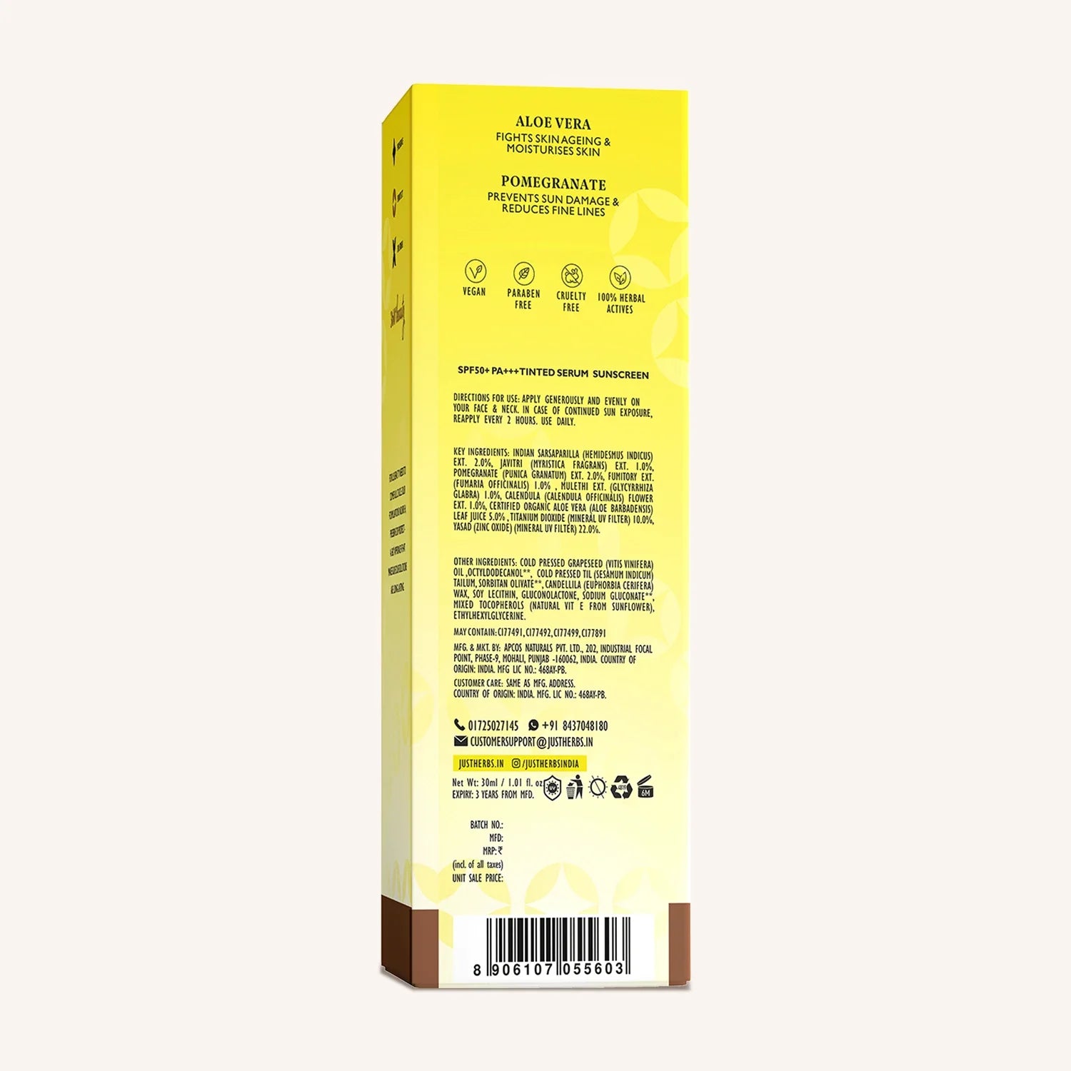 Tinted Serum Sunscreen with SPF 50+ PA+++