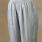 trueBrowns Grey Bandhani Printed Silk Yoke Kurta Pant Set | Swadesiicart