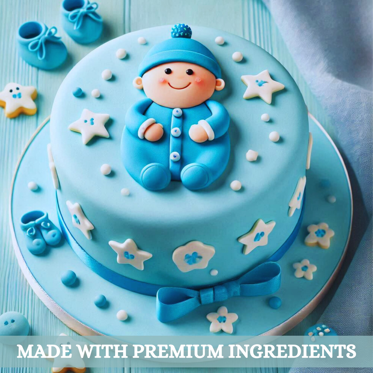 Confect Baby Blue Fondant | Edible Sugarpaste