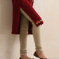 trueBrowns Maroon Kashmiri Embroidered Woollen Phiran Kurta | Swadesiicart