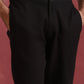 trueBrowns Men's Black Cotton Dobby Kurta Co-ord Set - Swadesiicart