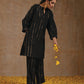 trueBrowns Black Gold Cotton Relaxed Co-Ord Set - Swadesiicart