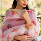 Pomcha Jaipur Magenta Lilly Anarkali Set | Swadesiicart