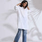 trueBrowns White Unisex Freesize Kurta | Swadesiicart