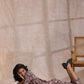 trueBrowns Black Floral Overall Bagru Print Cotton Pant Suit Set | Swadesiicart