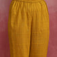 trueBrowns Mustard Cotton Dobby Kurta Set | Swadesiicart