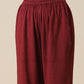 trueBrowns Ruby Wine Slub Texture Back Pleat Kurta Pant Set | Swadesiicart