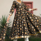 Pomcha Jaipur Roop Rang Hand Block Anarkali Set | Swadesiicart