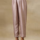 trueBrowns Maroon Textured Silk Sleeveless Kurta Pant Set | Swadesiicart