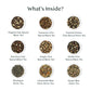 Foldable Advent Calendar Tea Gift, 24 Loose Leaf Teas, 1.69 Oz, 48g