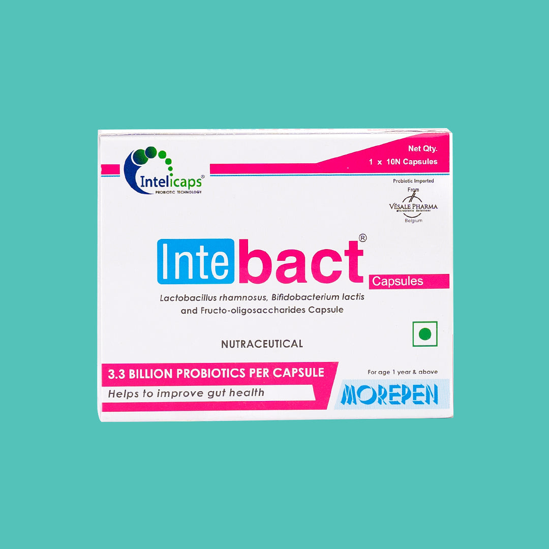 Dr Morpen Intebact Probiotic Capsules | Swadesiicart